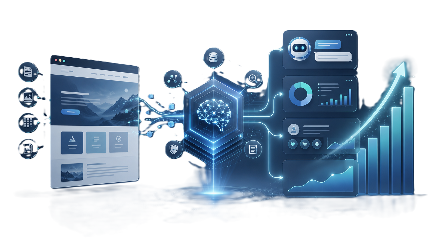 SiteMind AI Dashboard Visual